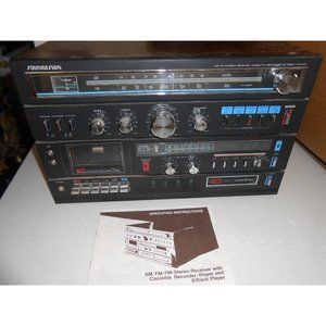 SOUNDESIGN 5958 AM/FM Stereo Receiver w/ Cassette Recorder/Player 8 track Player